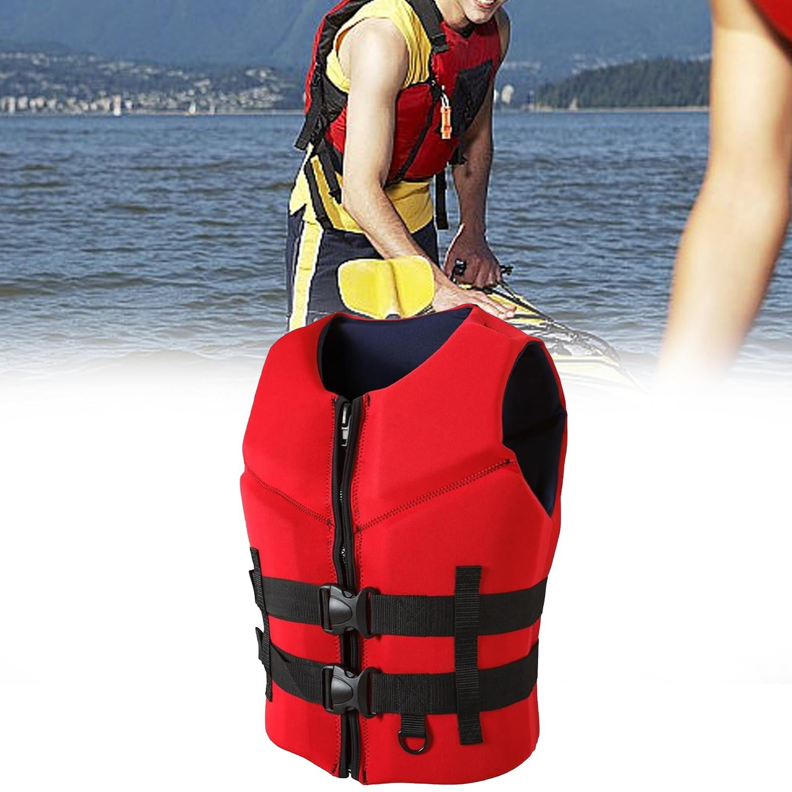 Baoblaze Men Women Zipper Summer Swim Vest for Boating Water Sports Sailing 3XL