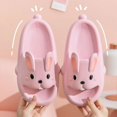 thumbnail image 5 of Woman Slippers Rabbit Cartoon cute Kawaii Summer beach outdoor flip flops Sandals anti-slip EVA funny soft indoor home house new, 5 of 6
