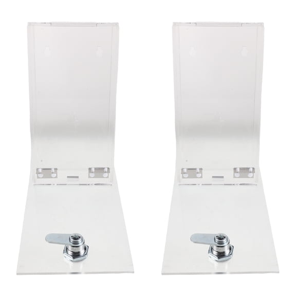 OULII 2pcs Acrylic Cell Phone Locker Box Featuring Reliable Locking System