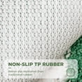thumbnail image 5 of GRANNY SAYS Checkered Bathroom Rug, Absorbent Microfiber Ultra Soft Bath Mat Washable, Non-Slip Bath Rugs, 24" x 16", Green, 5 of 9