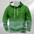 thumbnail image 2 of Caqnni Tie Dye Hoodie for Men Graphic,Mens Cool Hoodie Pullover Sweatshirts Hooded Long Sleeve Shirts with Drawstring Pockets 2024,3D Hoodies Men (L,Dark Green), 2 of 5
