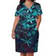 thumbnail image 2 of Vestido de playa hawaiano - polinesio tropical abstracto suelto con bolsillos. Vestido para embarazadas., 2 of 6