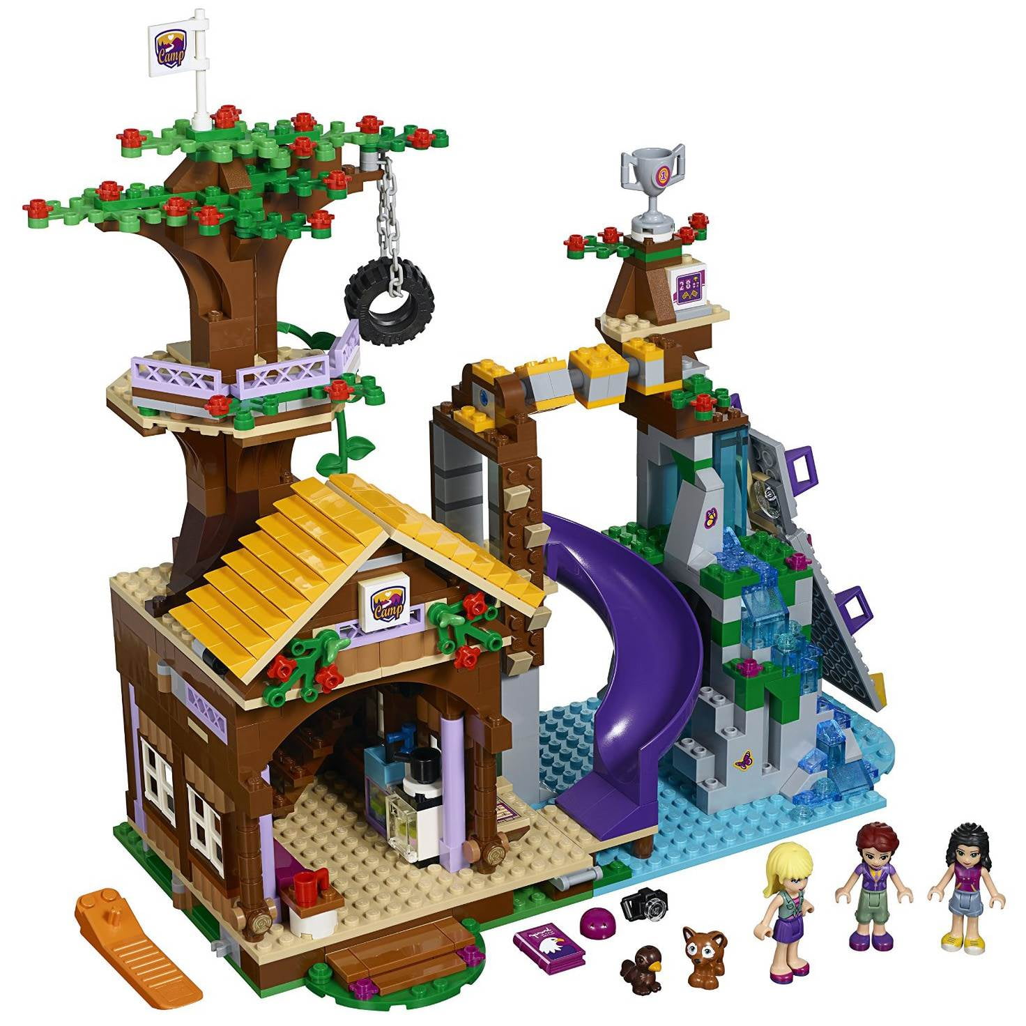 2019 Compatible with Legos Friends:Adventure Camp Tree House Toy Children 41122 