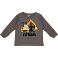 thumbnail image 3 of Inktastic Construction Truck It's My 2nd Birthday Boys or Girls Long Sleeve Toddler T-Shirt, 3 of 5