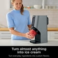 thumbnail image 4 of Ninja NC201 CREAMi Breeze 7-in-1 Ice Cream & Frozen Treat Maker for Ice Cream, Milkshakes, Smoothie Bowl, Gelato, Sorbet & More, with (2) Pint Containers & Lids, Perfect for Kids, Silver Mist, 4 of 8