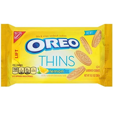 Oreo Golden Thins With Lemon Cream, 10.1 Ounce ( Pack Of 2 )