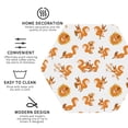 thumbnail image 4 of Pofeuu Squirrel Playing Print Leather Coasters Set of 6, Round Cups Mugs Mat Pad for Home Kitchen Heat Resistant Drink Coasters,Hexagon, 4 of 7