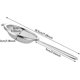 thumbnail image 4 of 2 Pack Small Stainless Steel Fine Mesh Strainers,8 CM Diameter Mini Polished Fine Mesh Sieve Tea Strainers Kitchen Colander Sieve with Handle - Ideal, 4 of 5