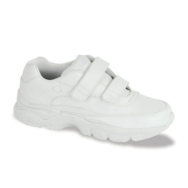 Apex - Apex X926M Men's Athletic Shoe: 7.5 Wide (E-2E) White Velcro ...