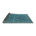 thumbnail image 2 of Ahgly Company Indoor Rectangle Oriental Light Blue Industrial Area Rugs, 2' x 5', 2 of 4
