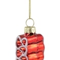 thumbnail image 5 of 3" Red Ribbon Candy Glass Christmas Ornament, 5 of 6