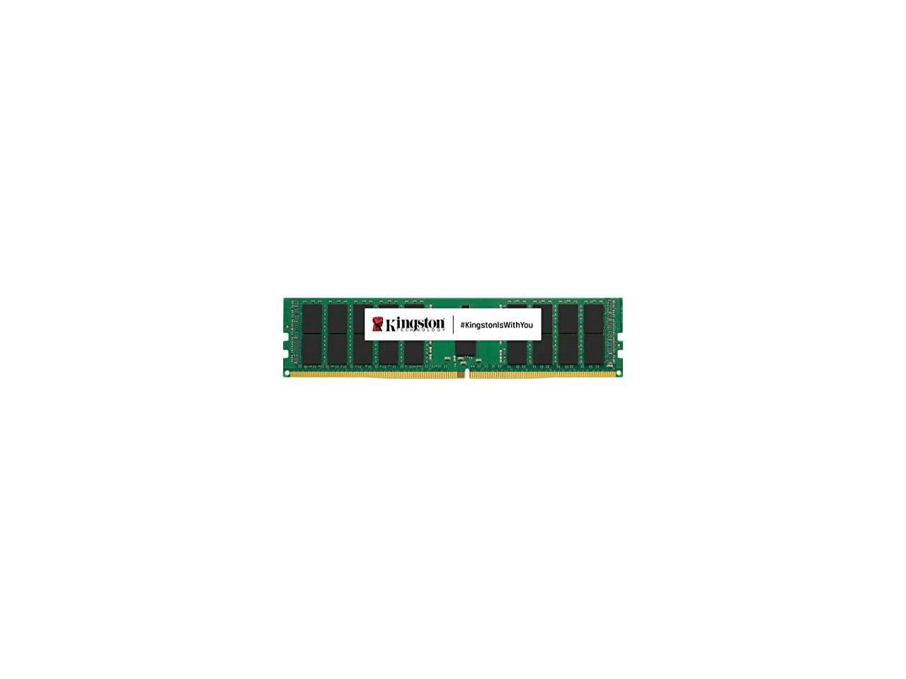 Kingston KSM32ED8/32HC Server Premier 32GB DDR4 SDRAM Memory Module - For Server - 32 GB - DDR4-3200/PC4-25600 DDR4 SDRAM - 3200 MHz Dual-rank Memory - CL22 - 1.20 V - ECC -Unbuffered-288-pin- DIMM