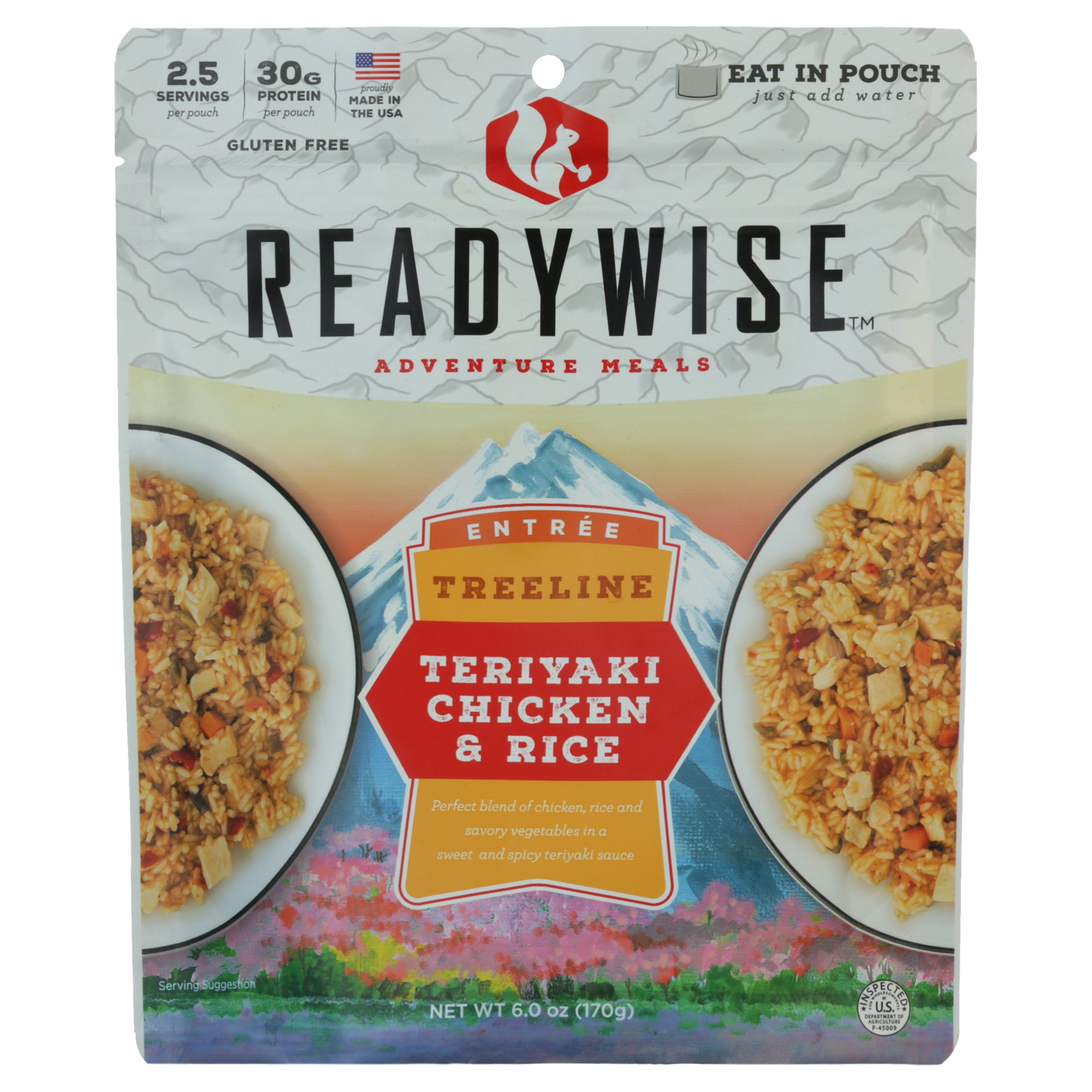 Wise Company Teriyaki Chicken & Rice, Single Serving Pouch