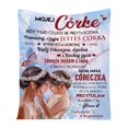 thumbnail image 1 of Franela Manta Personalizada Manta Con Letras Positivas Regalo Para Hijas Noticed HA045374-03, 1 of 6