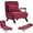 Red, variant on Convertible Sofa Bed Sleeper Chair,Single Person Chaise Lounge Couch with Pillow,Upholstered Lazy Bed with 6 Angles Adjustable Backrest,Folding Sofa Arm Chair for Apartment/Office/ (Beige)