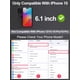 thumbnail image 2 of Protector de pantalla GIGIKISS mate para iPhone 15 de 6.1 pulgadas, paquete de 2, 2 of 7