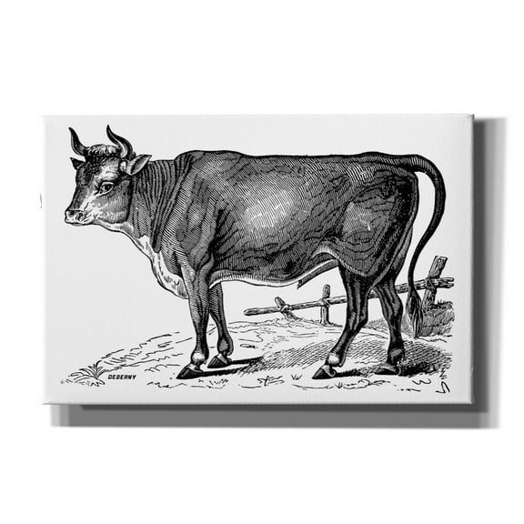 Epic Graffiti 'The Happy Cow'  by Art Licensing Studio Canvas Wall Art, 60" x 40"