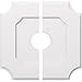 thumbnail image 3 of Ekena Millwork CMP28LE2-06000 28 Pouces OD x 6 Pouces ID Carré Locke Architectural Grade Médaillon de Plafond Contemporain PVC - 2 Pièces, 3 of 3