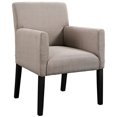 thumbnail image 1 of Fauteuil en Bois Chloé LexMod, Beige, 1 of 4