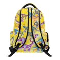 thumbnail image 2 of Chririnla Dinosaur Skeleton Print Ergonomic Kids School Backpack for Campus Travel, Large Capacity Waterproof 600D Polyester Kids Backpacks, 2 of 10