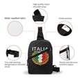 thumbnail image 2 of Sling Crossbody Backpack Italia Italian Italy Collapsible Chest Shoulder Cross Body Bag Daypack for Women Men, 2 of 7