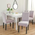 thumbnail image 2 of Dining Chair Cover Set of 4 Thicker Plush Stretch Spandex Dining Chair Slipcovers Removable Washable Decorative Chair Protector Seat Covers for Dining Room Wedding Banquet Party Decor (Light Grey), 2 of 8