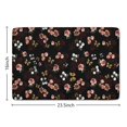 thumbnail image 5 of Pioneer Flower Floral Print Flannel Non Slip Door Rugs,Washable Door Mats Indoor,Decorative Door Mats,Dirt-Resistant and Absorbent Doormat for Entrance,Bedroom,Kitchen,Bathroom,23.5"x16", 5 of 5
