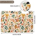 thumbnail image 3 of FORMRS A4 Clipboard Folder with Pen Holder Horizontal Foldable School Office Binder, Beige Retro Leaves, 3 of 9