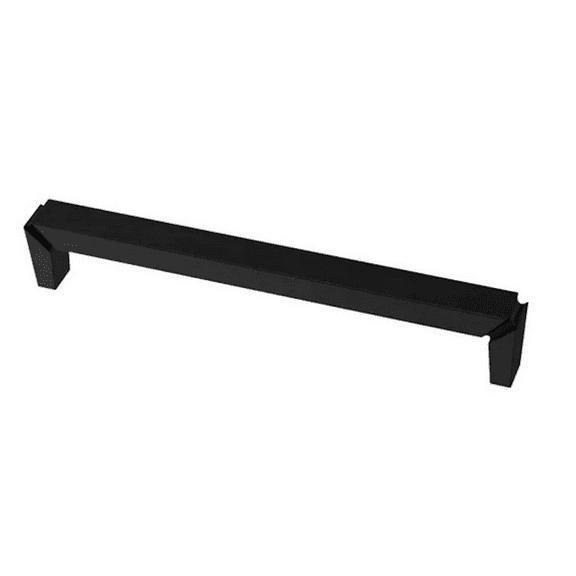 Liberty P39415C-FB 6 5/16" Modern Notched Cabinet Drawer Pull Matte Black