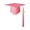 Pink, variant on Unisex Adult Matte Graduation Cap with 2026 Tassel Black