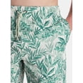 thumbnail image 4 of Laguna Men's Printed Seersucker Volley Swim Trunks with Brief Liner, 7" Inseam, Sizes M-2XL, 4 of 5