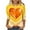 Multicolor3, variant on Fashion Tops Women's Valentine's Day Printed T-shirt Mid-length 3/4 Sleeves Blouse Round Neck Casual Tops,Size S-2XL