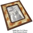 thumbnail image 5 of Urbalabs Western Cowboy Cow Print Rodeo Picture Photo Frame Country Decor Picture Frame 4" x 6" Rustic Gifts Farmhouse Picture Frames Standing 4x6 Elaborate Picture Frame, 5 of 7