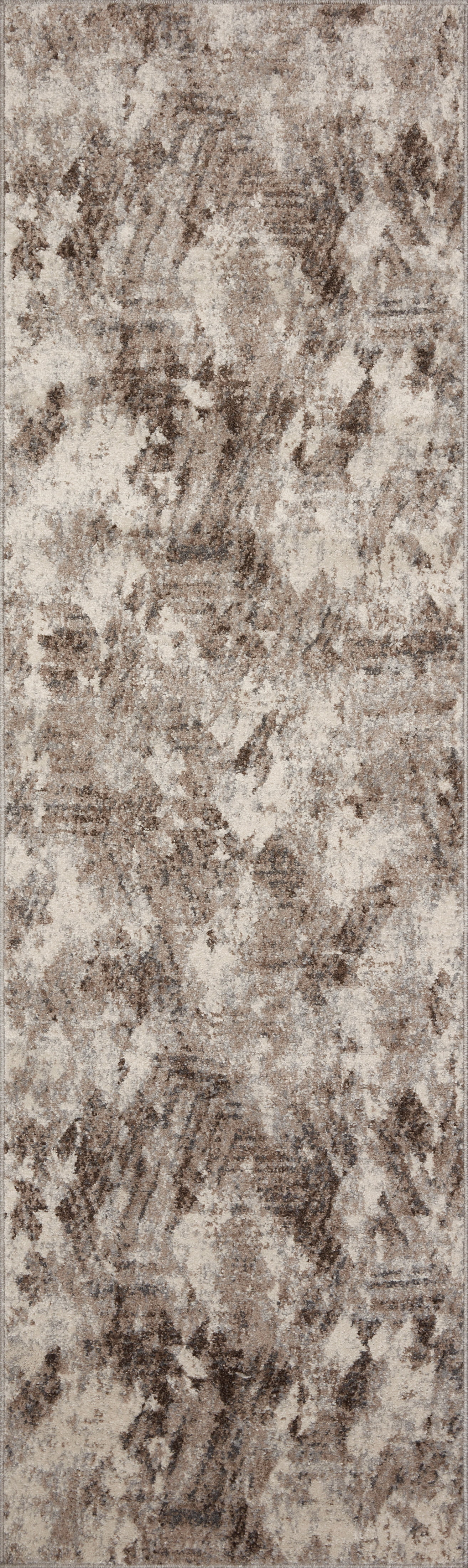 Loloi Austen AUS-03 Abstract Natural / Mocha Area Rug 2'-4" x 10'