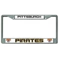 thumbnail image 1 of Pittsburgh Pirates Chrome License Plate Frame, 1 of 2