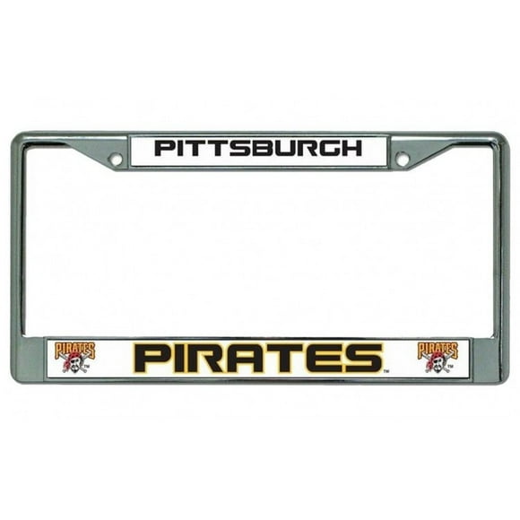 Pittsburgh Pirates Chrome License Plate Frame