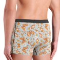 thumbnail image 4 of Men's Boxer Briefs, Retro Floral Butterfly Soft Comfy Mens Underwear Boxer Briefs Breathable With Widen Waist, 4 of 7