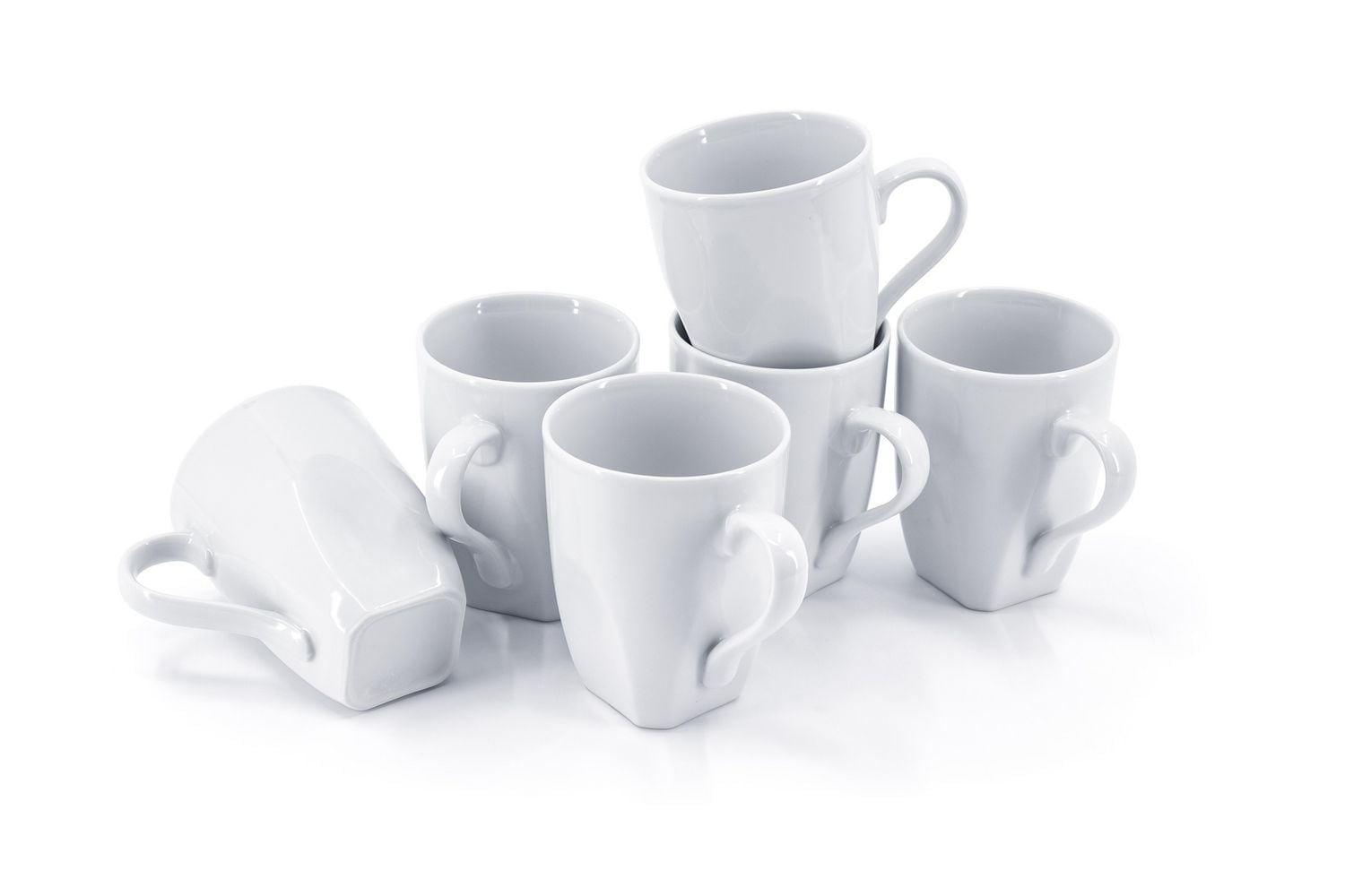 Tasses carrées Mainstays de 12 oz - Ensemble de 6
