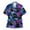 Blue, variant on Shirts for Men Cat Printed Button Down Short Sleeve Summer Tops Comfortable Breathable Outdoor Relaxed Fit Dress Shirts for Men