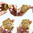 thumbnail image 4 of HUGFEGWE Pet Hair Keepsake Box for Dog, Pets Hair Storage Pouch Fur Memorial Keyring for Pet Commemorative,Dog Cat Paw Shape Leather Keychain Pendant AZ824-17840, 4 of 6