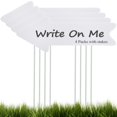 thumbnail image 2 of 4 Packs Blank Arrow Signs with Stakes, Wedding Directional Arrow Yard Signs 17 x 6’’, Waterproof Plastic Blank Guidepost Arrow Signs for Weddings, Parties, Events,, 2 of 8