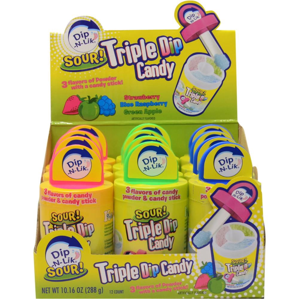 Sour Triple Dip Candy, 12 ct