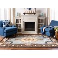 thumbnail image 3 of SAFAVIEH Bergama Payton Oriental Wool Area Rug, Light Blue/Ivory, 5' x 8', 3 of 11