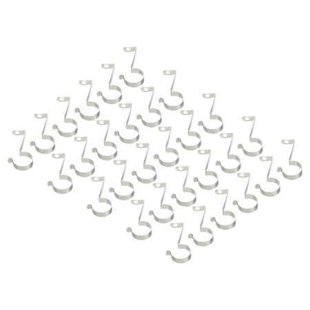 

Uxcell Clips Bracket Hanger Fluorescent Tube Light Fixture Holder Stainless Steel Clamps Long 30 Pack