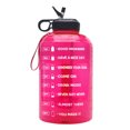 thumbnail image 1 of Eigraketly Botella de agua motivacional de 3,78 l, marcador de tiempo, citas, jarra de entrenamiento de viaje de plástico con asa, accesorios, regalos Ropa Deportiva, Zapatos rojo Eigraketly OD019765-03B, 1 of 6
