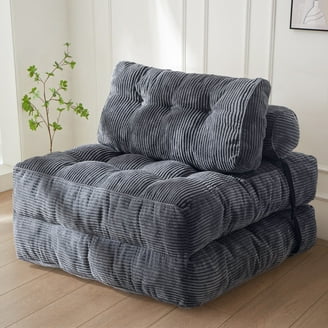 Z-HOM Folding Sofa Bed, Twin Size Floor Couch with Memory Foam