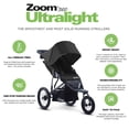 thumbnail image 4 of Joovy Zoom360 Cochecito para correr ultraligero con asiento alto para niños, suspensión amortiguadora, neumáticos extra grandes llenos de aire, organizador para padres, bomba de aire y plegado fácil c, 4 of 5