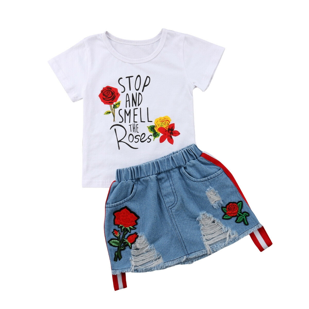 baby girl clothes with roses