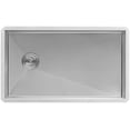 thumbnail image 6 of Ruvati USA RVH7480 30 in. Slope Bottom Offset Drain Single Bowl Stainless Steel Undermount Kitchen Sink, 6 of 7