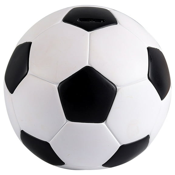 Football Shaped Coin Bank Decorative Piggy Bank for Bedroom 1 Set Money Pot Decoration